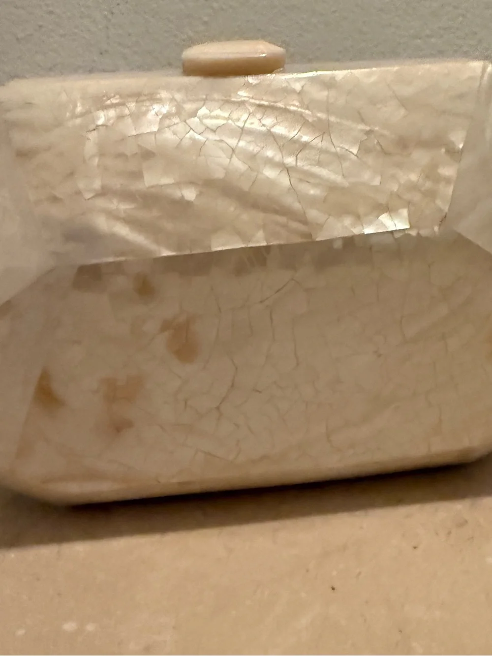 Vintage Mother of Pearl clutch. Like new.